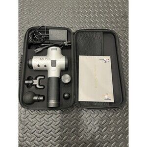 Opove M3 Pro Deep Tissue Percussion Electric Massager Gun Silver Thera With Case